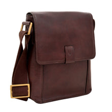 Aiden Small Leather Messenger Cross Body Bag