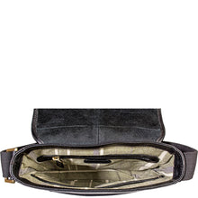 Hunter Small Leather Crossbody Messenger